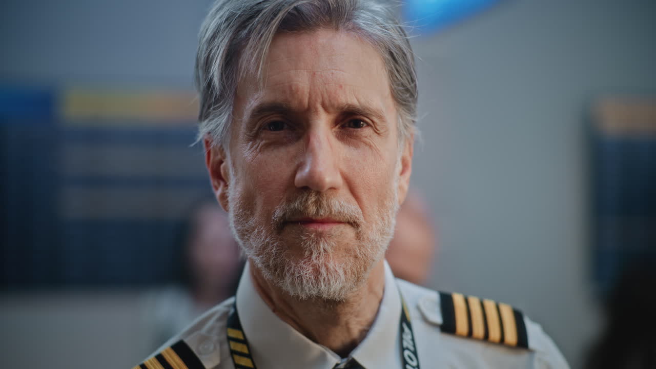 retrato de un piloto