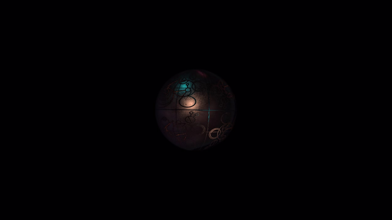 Cosmic Orb Hologram Map – Space Animation