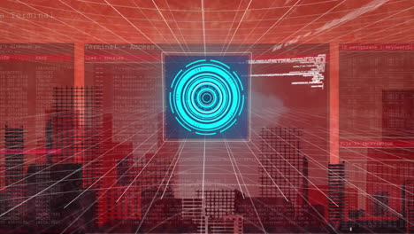 Animation-of-data-processing-over-scope-scanning