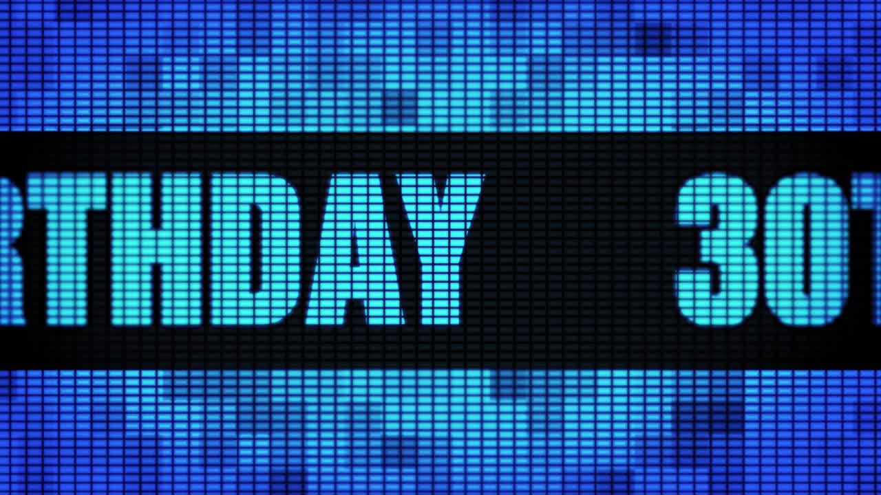 Happy Birthday Display