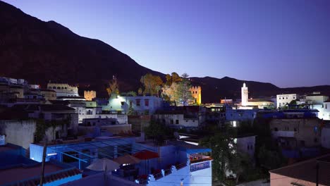 Video-Timelapse-De-Marruecos,-Chefchaouen