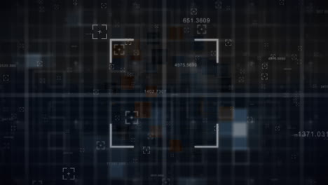 animation of covid cells and statistics processing