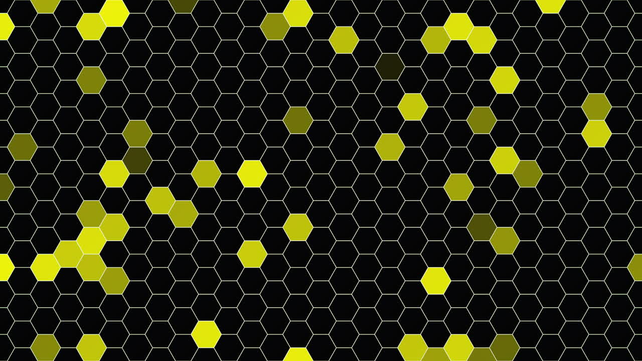 hexágono de movimiento con fondo abstracto 3