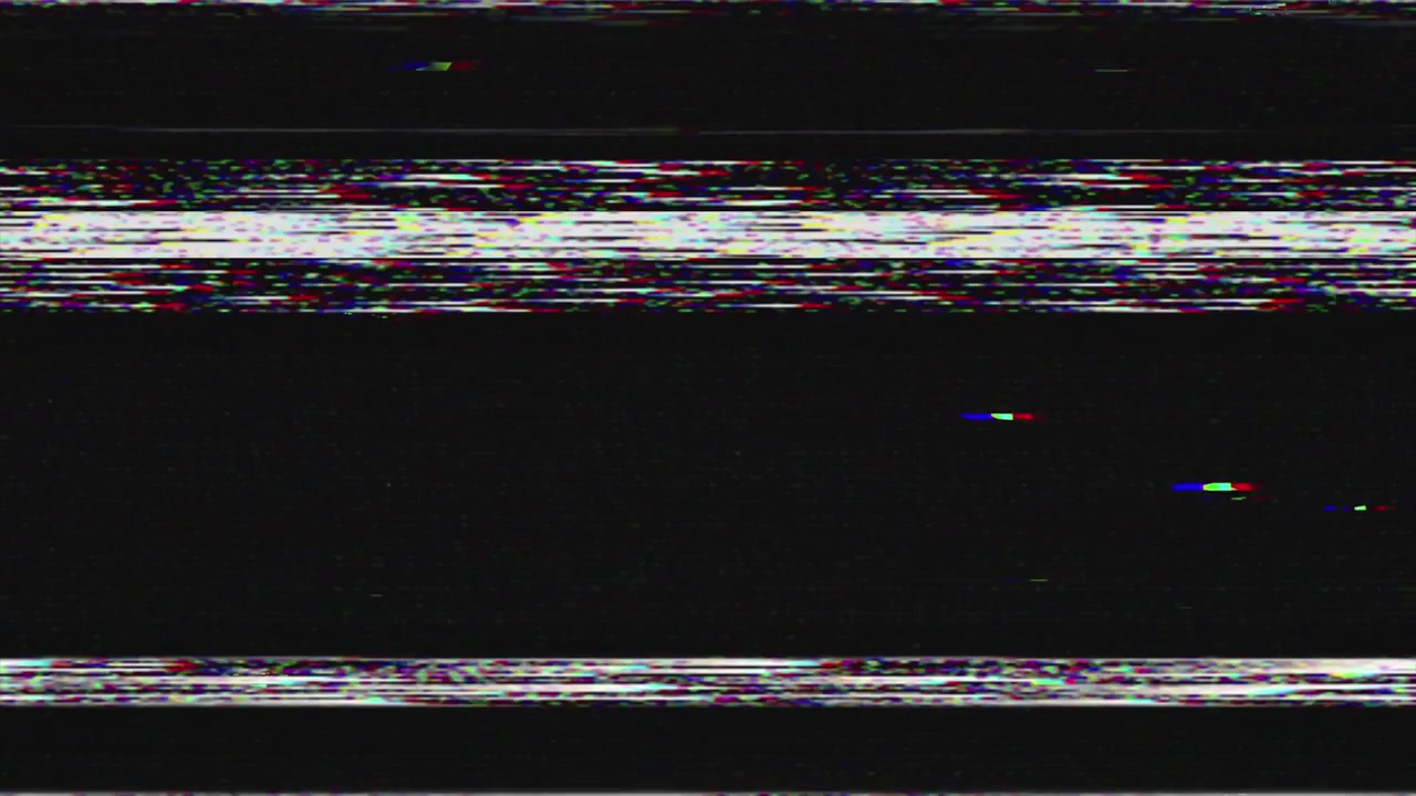 Effetto Glitch Digitale e Rumore Statico