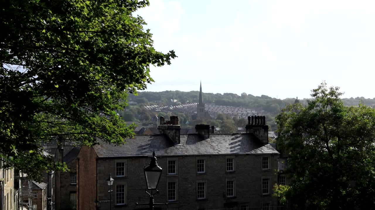 랭커스터 성에서 랜커스터 시의 풍경