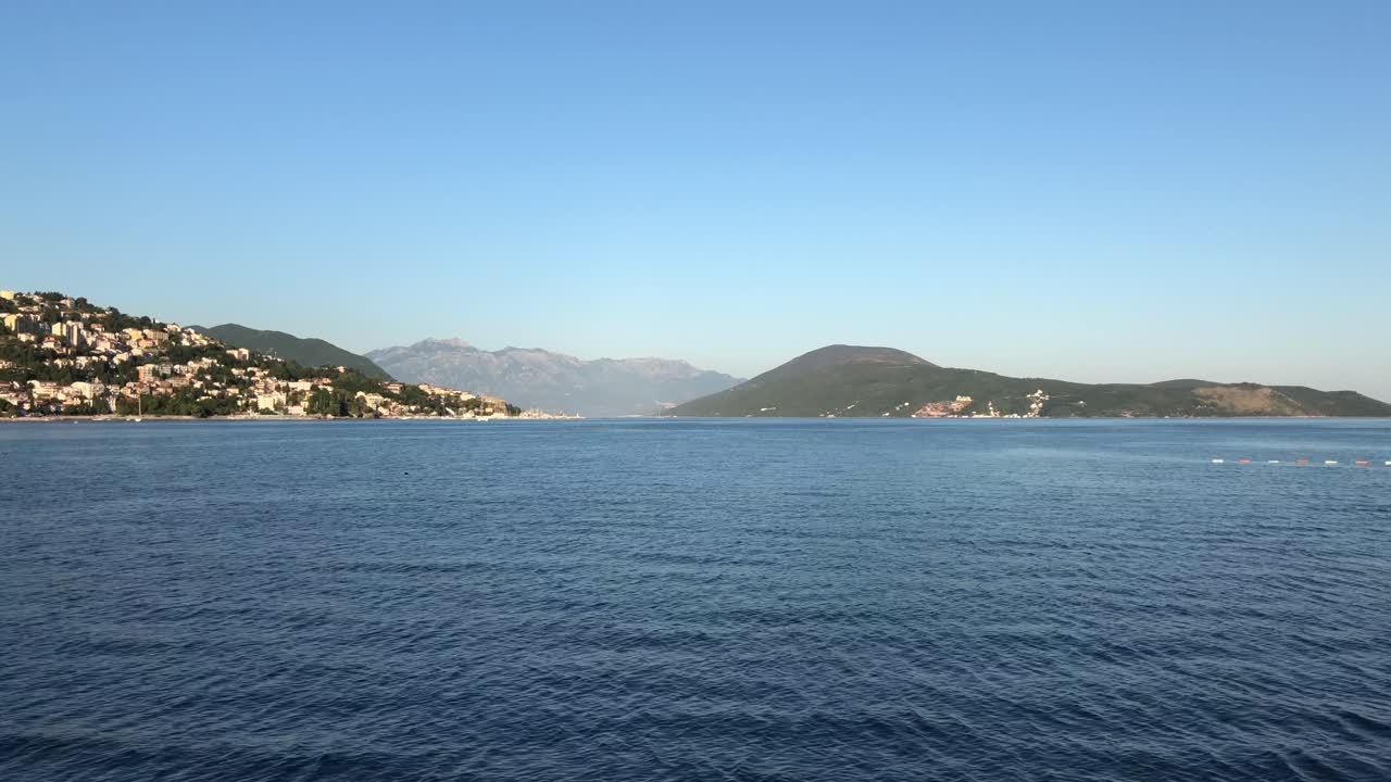 Sea view in Herceg Novi, Montenegro