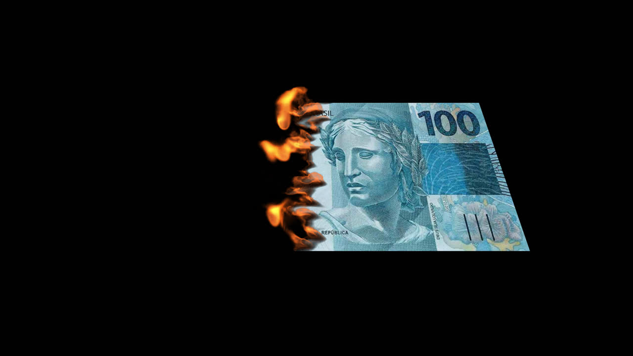 Burning Brazilian Real