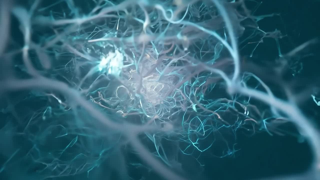 el flujo de energía atraviesa una compleja red neuronal, ilustrando conexiones dentro de los ámbitos de la ciencia y la tecnología.