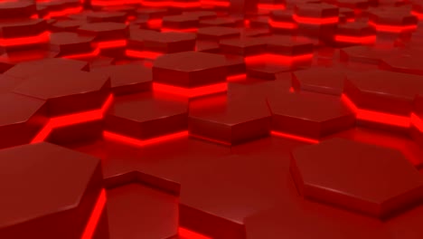 4k abstract tech cuadrícula de panal de miel.