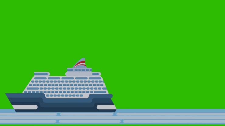 туристическое пароход, плавающее по реке. видео