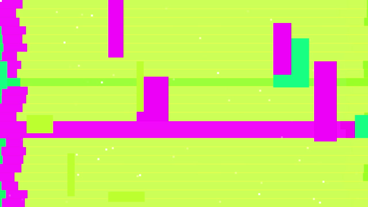 Effetto Glitch Digitale con Forme Geometriche Astratte e Rumore