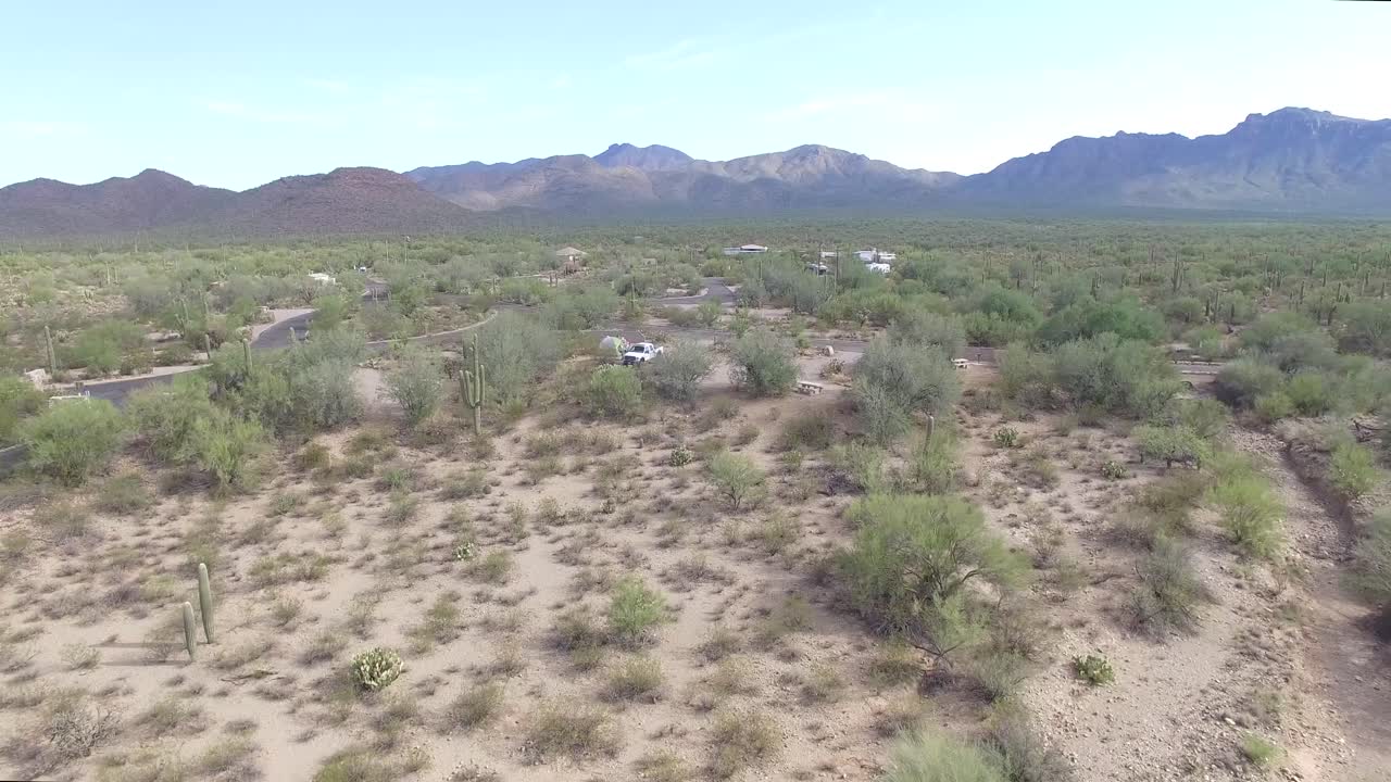 campamento de gilbert ray en el desierto de sonora de arizona