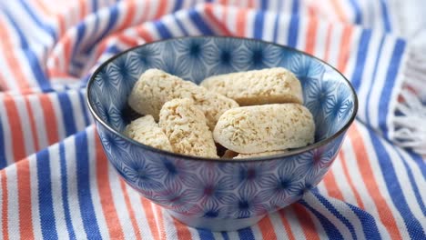 oatmeal cookies in a bowl