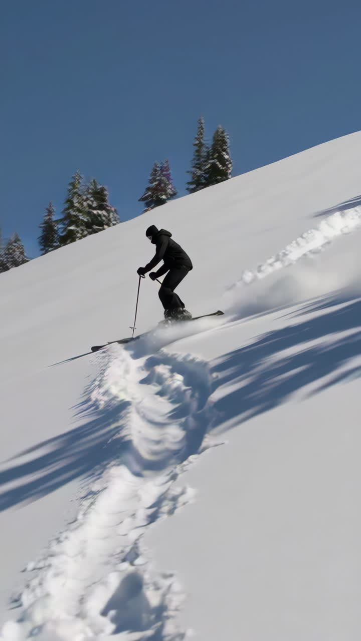 Sci alpinismo in montagna