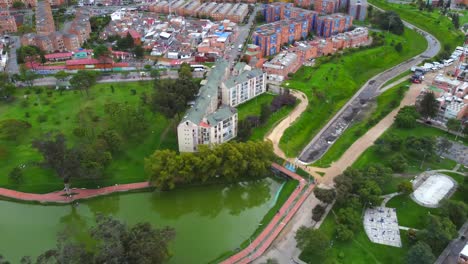 as the drone takes flight, it gracefully glides over the colorful rooftops and bustling streets of boitá. yaw right
