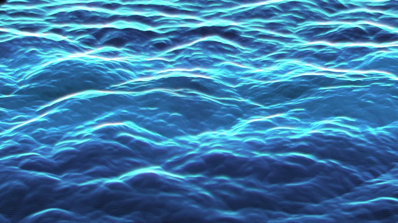 Sfondo animato in loop con nuvola digitale astratta.