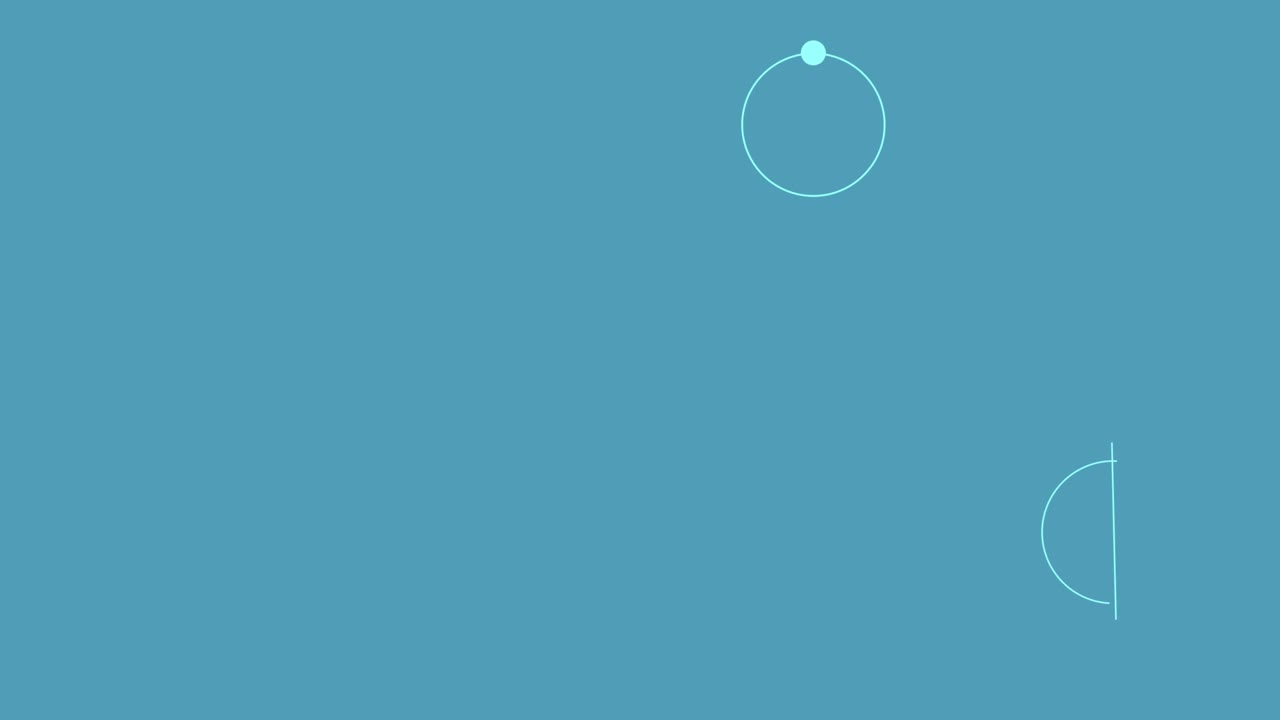 Modern Flat Motion shapes Background Animation, seamless loop
