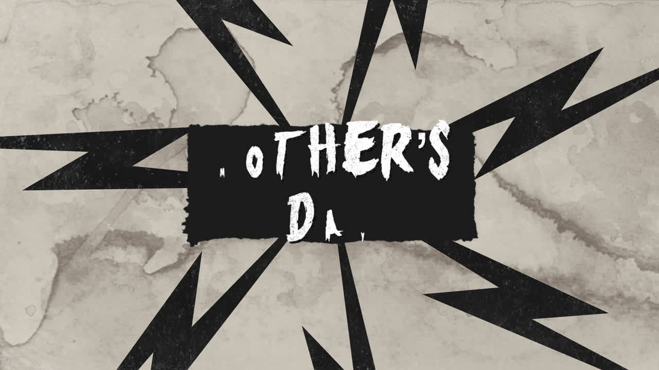 천둥번개와 결함이 그런지 질감에 영향을 미치는 어머니의 날