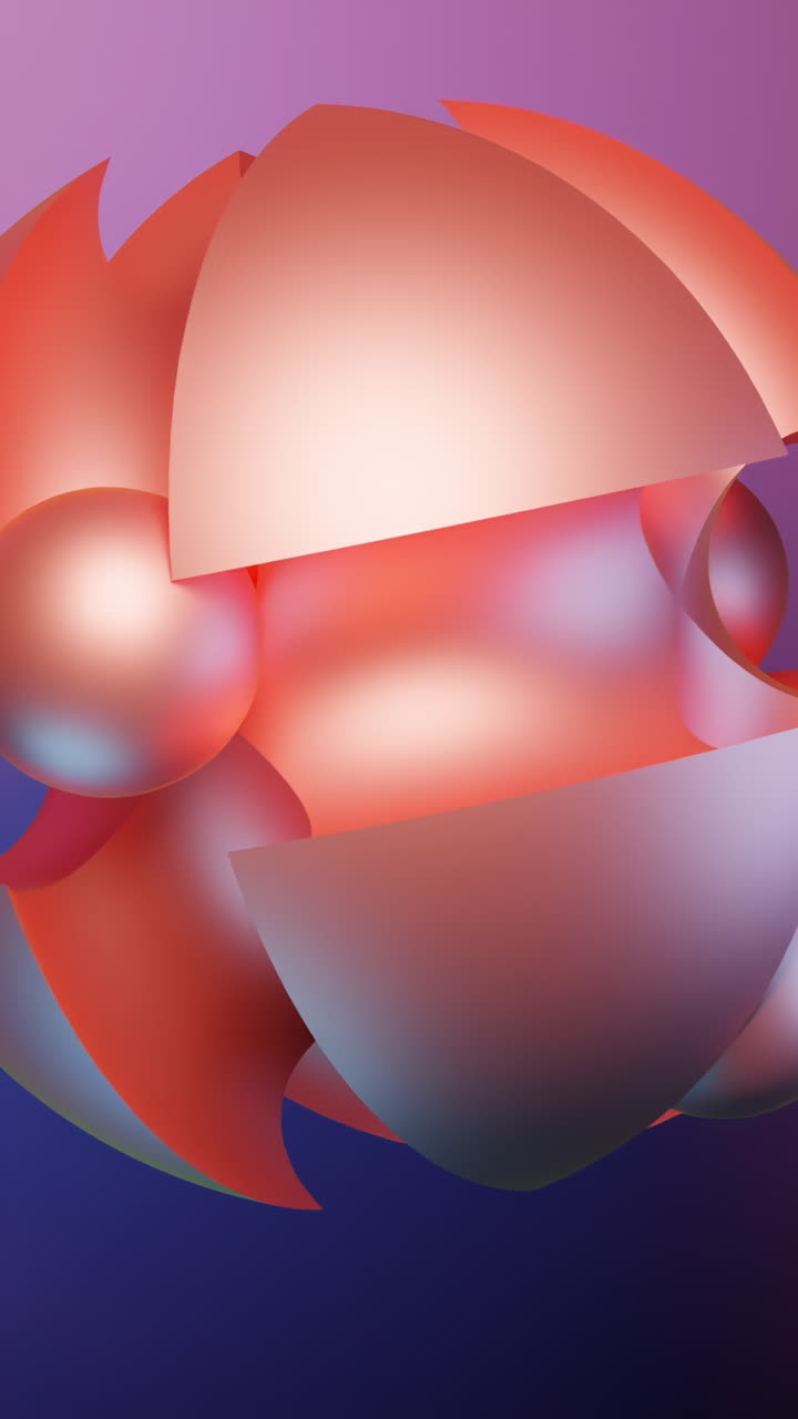 abstrakcyjne kształty geometryczne 3d