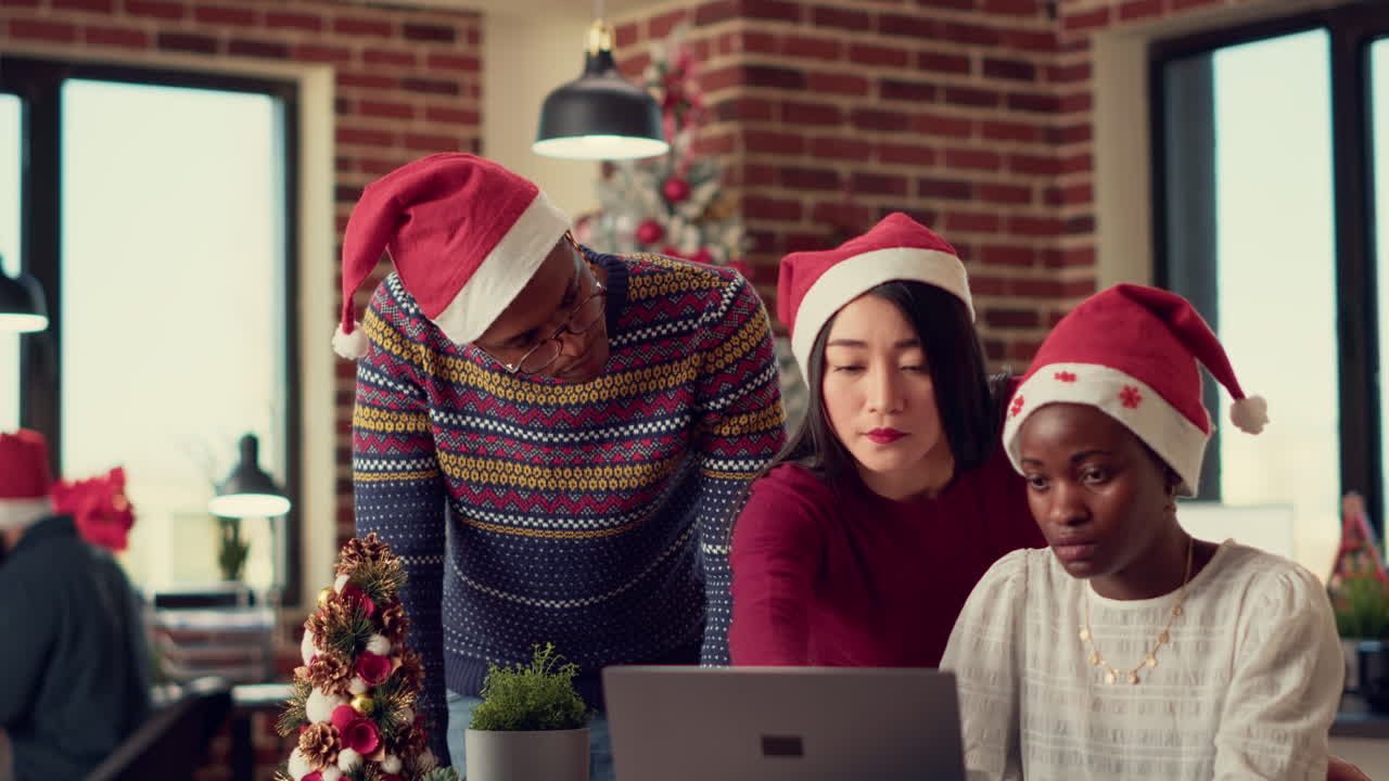 Diverse group of people working together on startup project