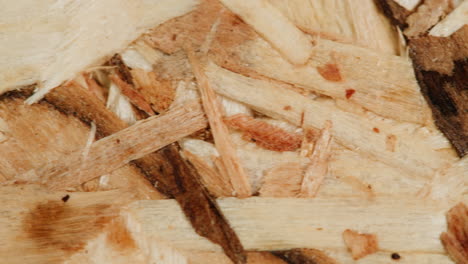 close-up of wood chip board texture