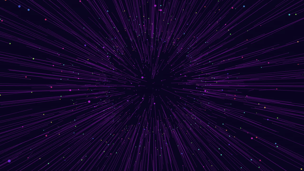 Radiant burst purple and white background with centered lines of light
