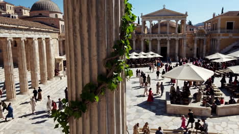 ancient marketplace re-enactment