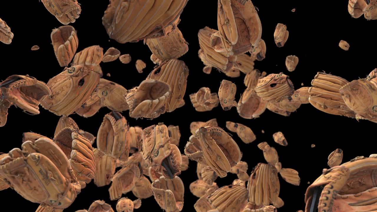 Baseball Glov Rain 4K