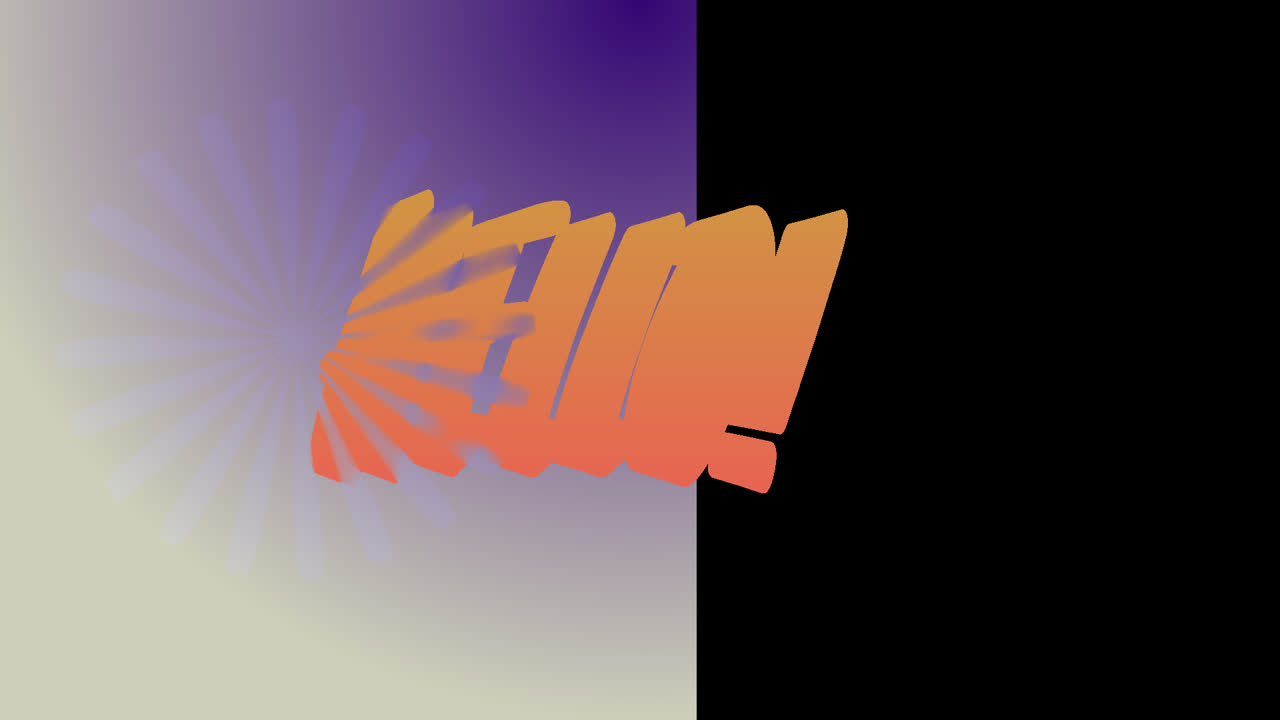 Animation prompt. Ready stick figure animation with Alpha (transparent background) for easy use in your video