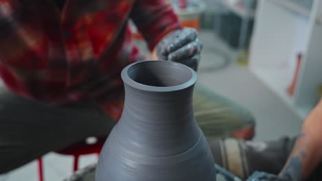 pottery workshop: shaping a vase