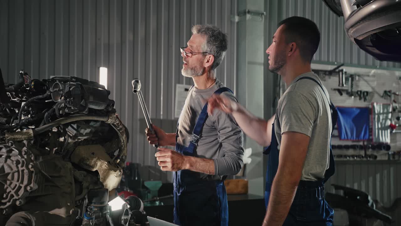 Car Engine Repair by Mechanics