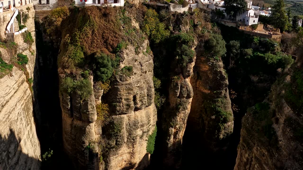 View from Ronda bridge, Spain