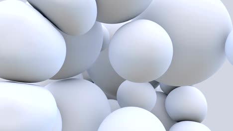 globo flotante en movimiento