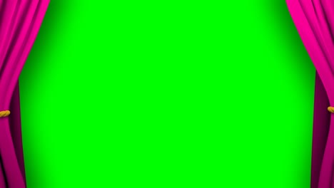cortinas de apertura y cierre de escenario teatro cine pantalla verde 4k
