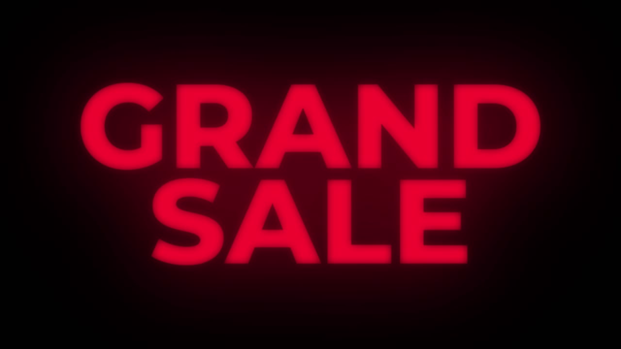 Grand Sale Neon Sign
