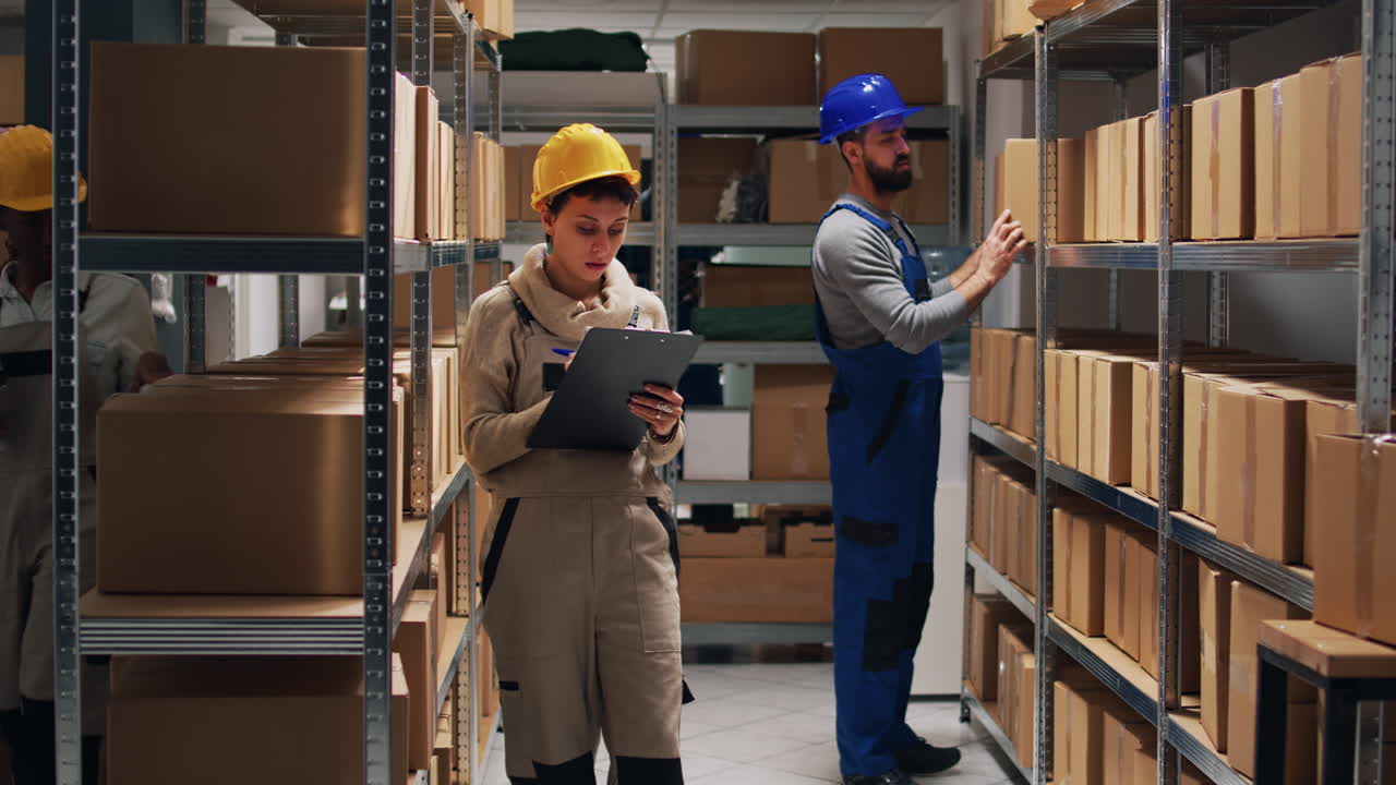 comprobación del inventario del almacén