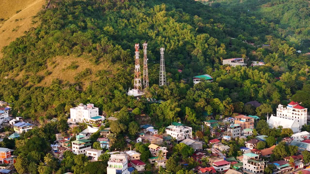 vista aérea de una ciudad en las filipinas