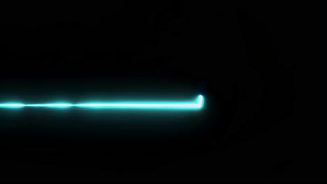 neon heartbeat visual
