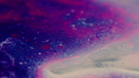 colourful, organic, liquids macro shots buzzing and flowing