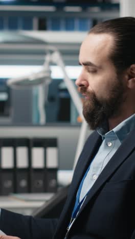 vertical video portrait of diverse engineers managing solar panel systems