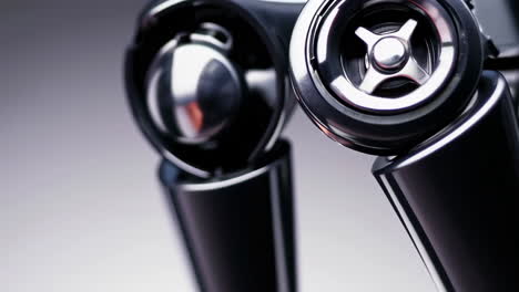 close-up of a futuristic robot arm
