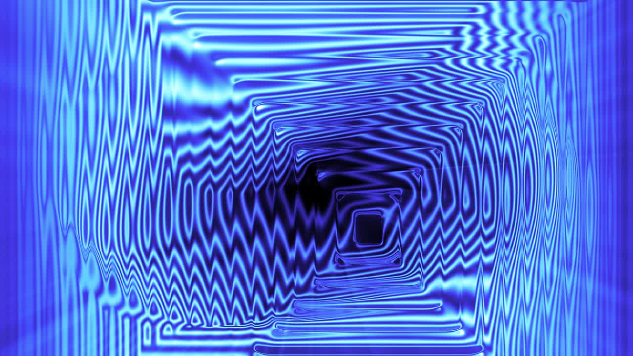 formas abstractas en bucle azul