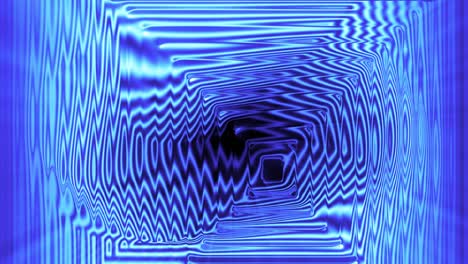 looping abstract shapes blue