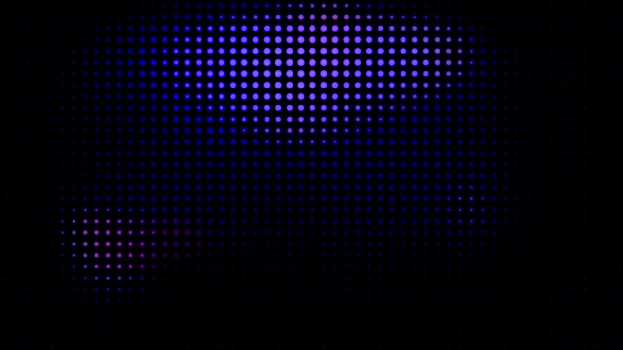 Schermo LED. Motivo a pixel. Loop video