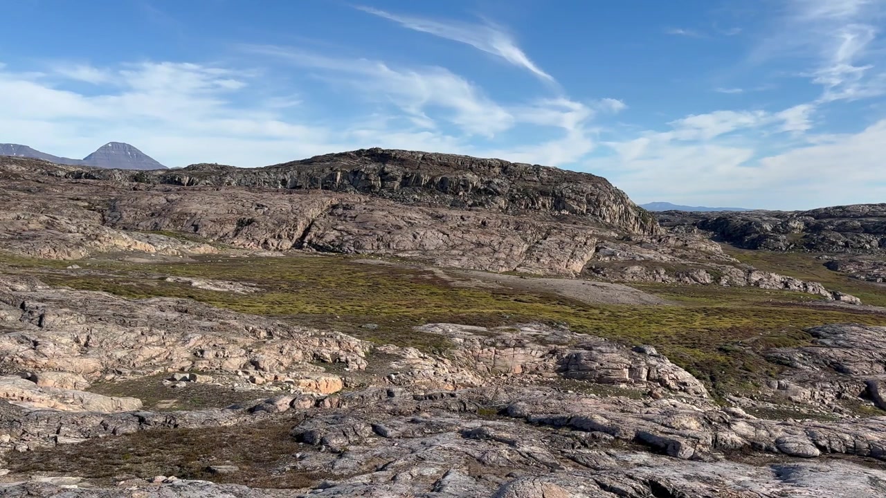 Statisk kameravisning af Danmark Ø, Scoresbysund. Grønland