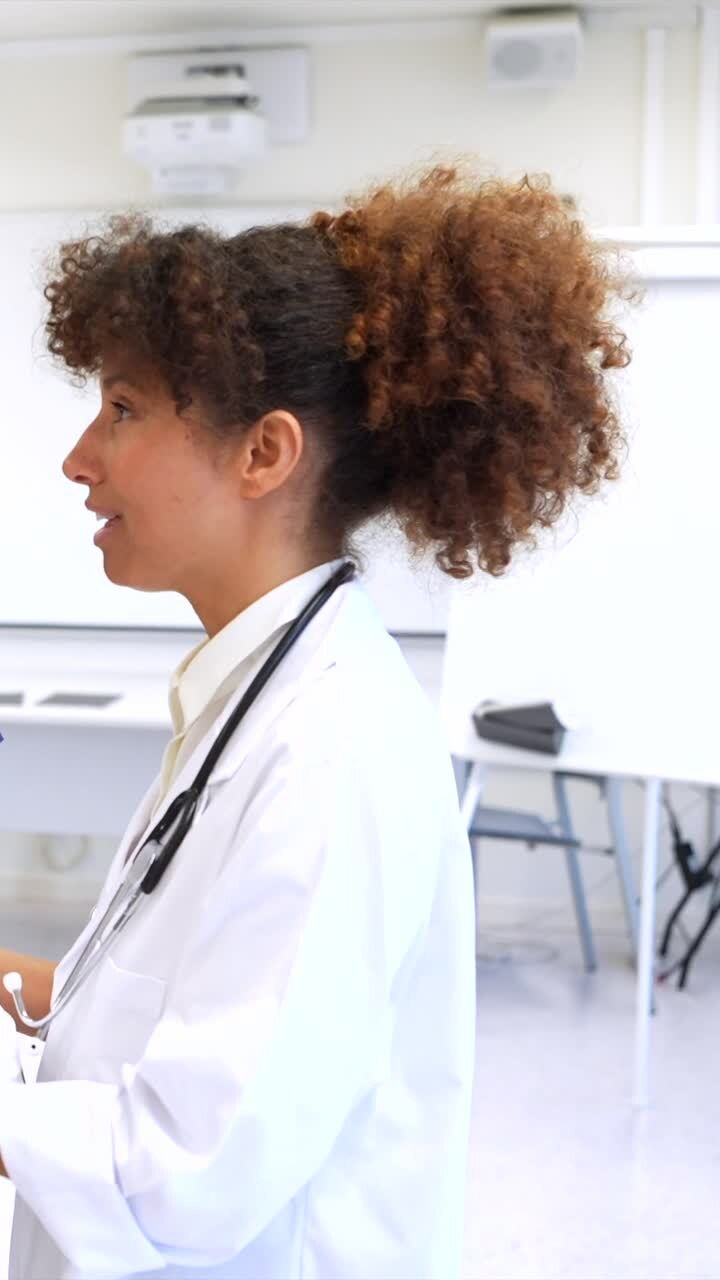 Medical Professionals Collaborating in a Clinical Setting