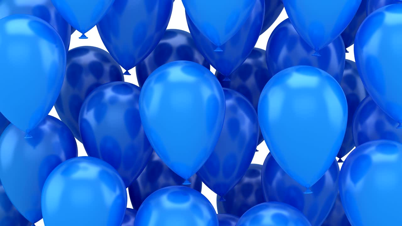 los globos que vuelan hacia arriba