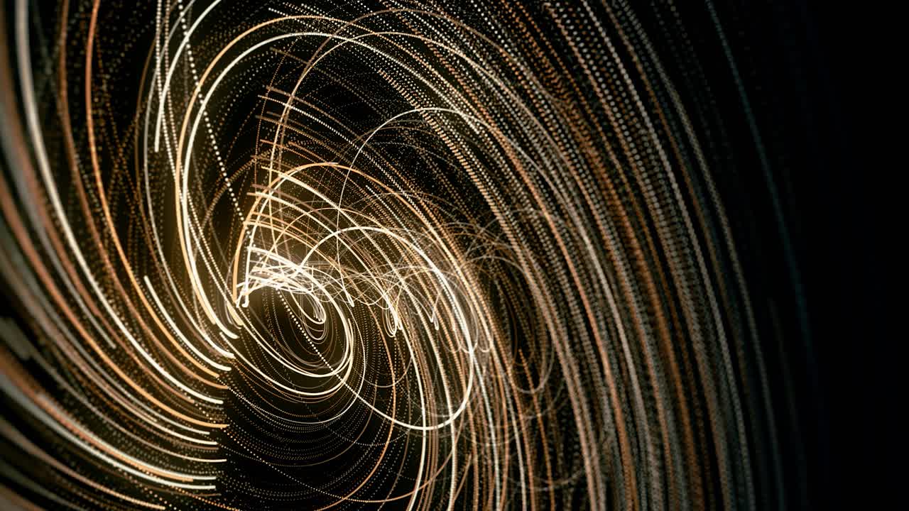 추상적인 나선형 빛의 흔적