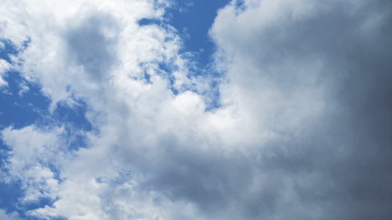 Clouds in the sky. Cloud motion shot
