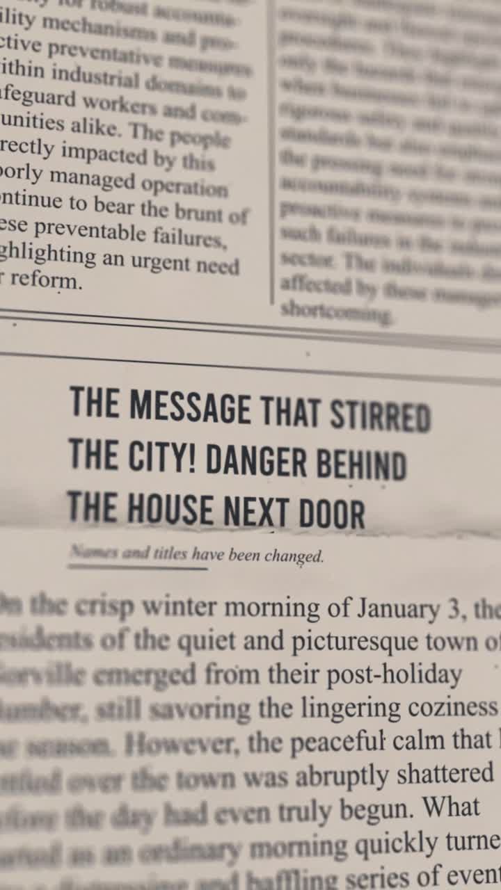 Vertical Investigation Newspaper Mockup